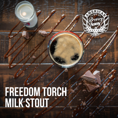 Freedom Torch Milk Stout Marketing Material